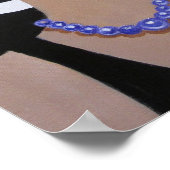 LADY IN A AFBEELDING PET, POSTER (Hoek)