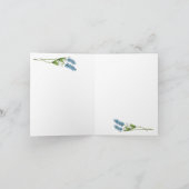 Lady in Blue Pet Note Kaart (Binnen)