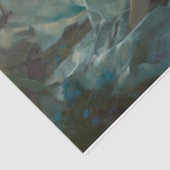 Lady in Blue Tissuepapier (Detail)