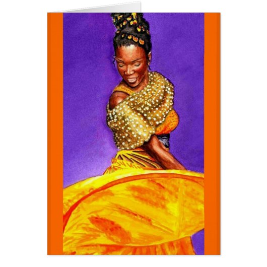 Lady in Gele Dress (Voorkant)