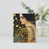 Lady in Gold Photo Print Briefkaart (Staand voorkant)