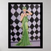 LADY IN GROEN POSTER (Voorkant)