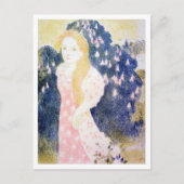Lady in Pink-dress, Maurice Denis Briefkaart (Voorkant)