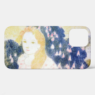 Lady in Pink-dress, Maurice Denis iPhone 12 Hoesje