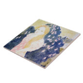Lady in Pink-dress, Maurice Denis Tegeltje (Zijkant)