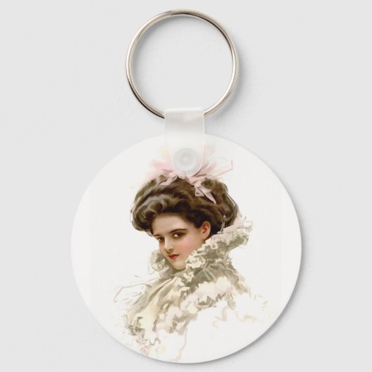 Lady in Profile Sleutelhanger (Voorkant)