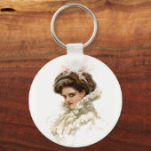 Lady in Profile Sleutelhanger (Voorkant)