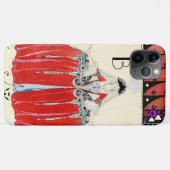 LADY IN RED, BEAUTY MODE COSTUME DESIGN MONOGRAM Case-Mate iPhone CASE (Achterkant (horizontaal))