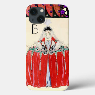 LADY IN RED, BEAUTY MODE COSTUME DESIGN MONOGRAM iPhone 13 HOESJE
