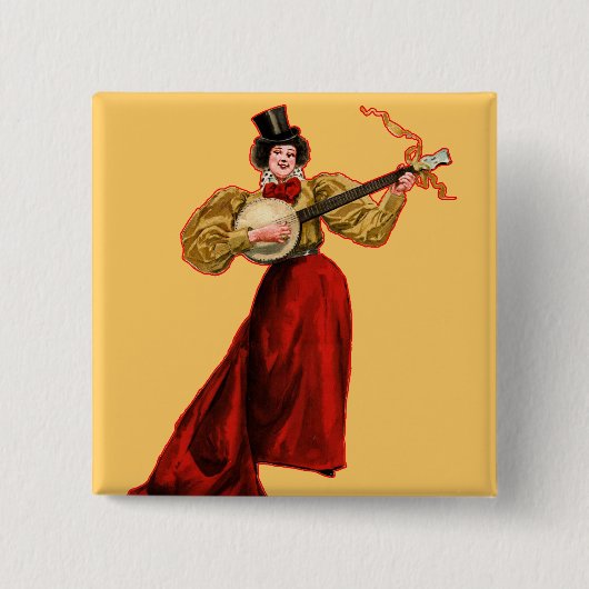 Lady in Red Button (Voorkant)