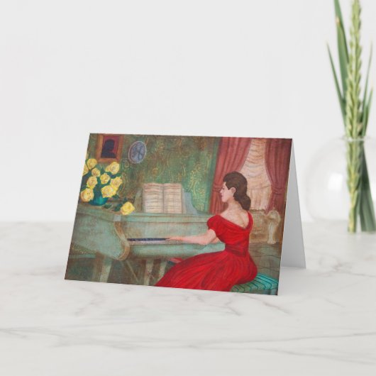 Lady in Red Kaart (Voorkant)