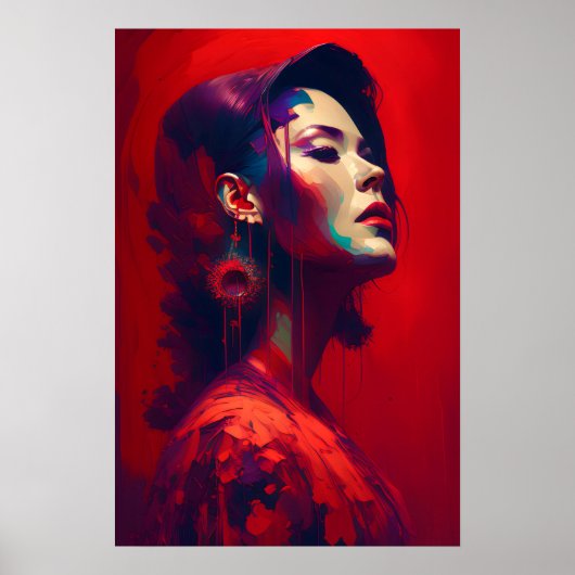 Lady In Red Poster (Voorkant)