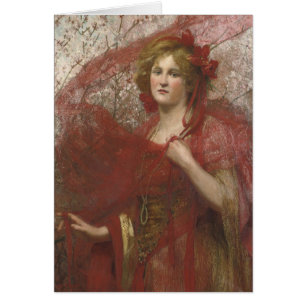 Lady in Red Spring