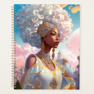 Lady In Surreal World Art Africain Américain