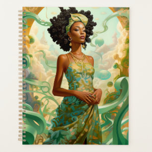 Lady In Surreal World Art Africain Américain