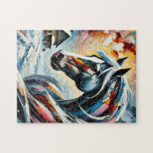 Lady in the Snow 250 Piece Puzzle (Horizontal)