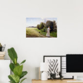 Lady in White Reading Poster (Thuiskantoor)