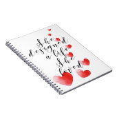 Lady inspirerend notebook notitieboek (Rechterzijde)