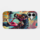 Lady iPhone 16 Coque robuste (Verso Horizontal)