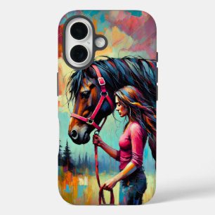 Lady iPhone 16 Coque robuste