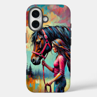 Lady iPhone 16 Tough Hoesje