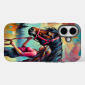 Lady iPhone 16 Tough Hoesje (Achterkant (horizontaal))