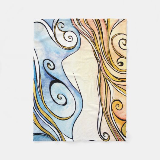 Lady Ireland Fleece Blanket (Voorkant)