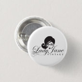 Lady Jane  Button Pin (Voorkant /achterkant)