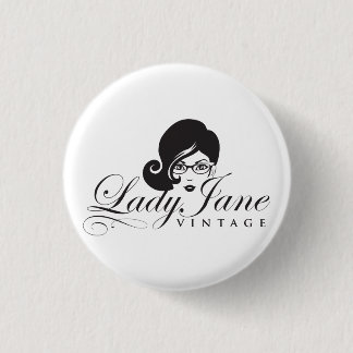 Lady Jane  Button Pin