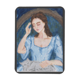 Lady Jane en MoggyGrey Poster Magneet