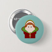 Lady Jane Gray Ronde Button 5,7 Cm (Voorkant /achterkant)