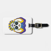 Lady Jester Skull Bagagelabel (Voorkant horizontaal)