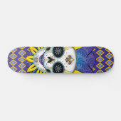 Lady Jester Skull Skateboard (Horizontaal)