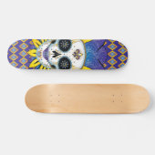 Lady Jester Skull Skateboard (Horizontaal)