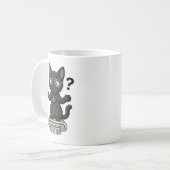 Lady Justice Black Cat Lawyer Coffee Mug (Devant gauche)