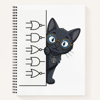 Lady Justice Black Cat Rechtenfaculteit Journal Notitieboek