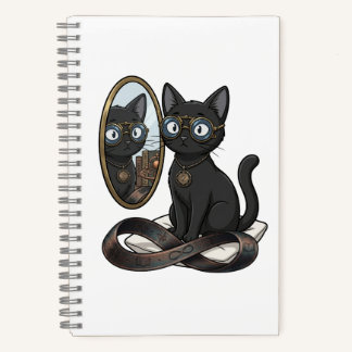 Lady Justice Black Cat Rechtsschool Journaal Notitieboek