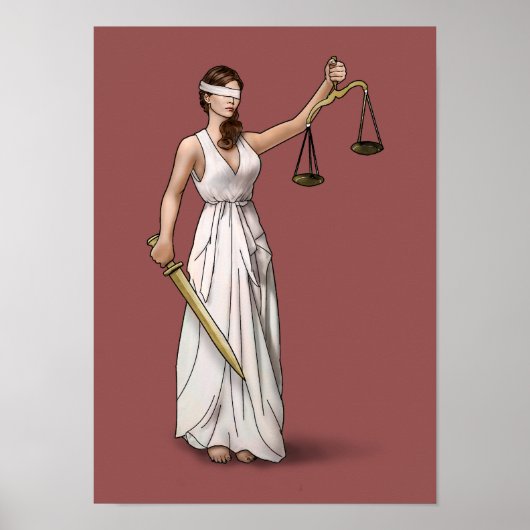 Lady Justice - Marsala Poster (Voorkant)