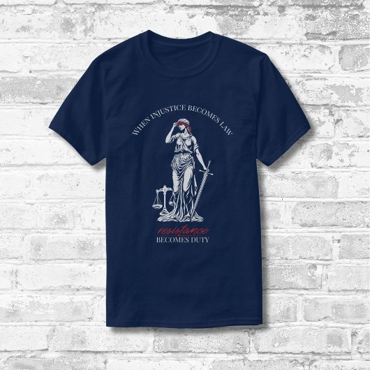 Lady Justice Resistance T-shirt