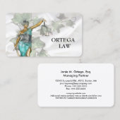 Lady Justice Sjabloon Visitekaartje (Voorkant / Achterkant)