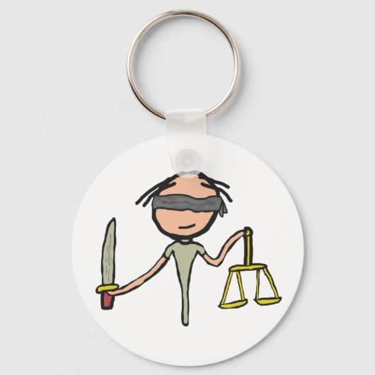 Lady Justice Sleutelhanger (Voorkant)