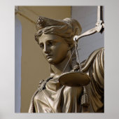 Lady Justice Statue Poster (Voorkant)