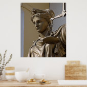 Lady Justice Statue Poster (Keuken)