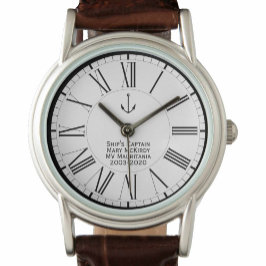Lady Kapitein Ship Crew-herdenking Horloge