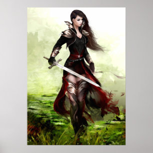 Lady Knight Poster