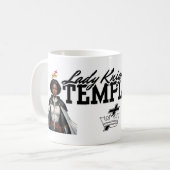Lady Knights Templier café Mug cadeau (Devant gauche)