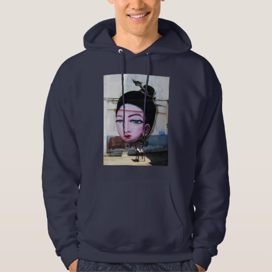 Lady Lao Graffiti Street Art Hoodie (Voorkant)