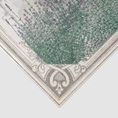  Lady Lavender Garden Franse Lijst Arch Tissuepapier (Detail)