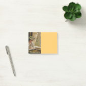 Lady Leading door een venster Post-it® Notes (Kantoor)
