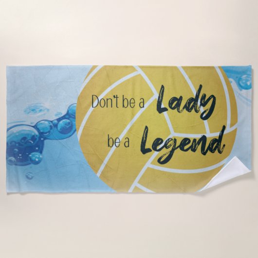 Lady Legend Water Polo Handdoek (Voorkant)